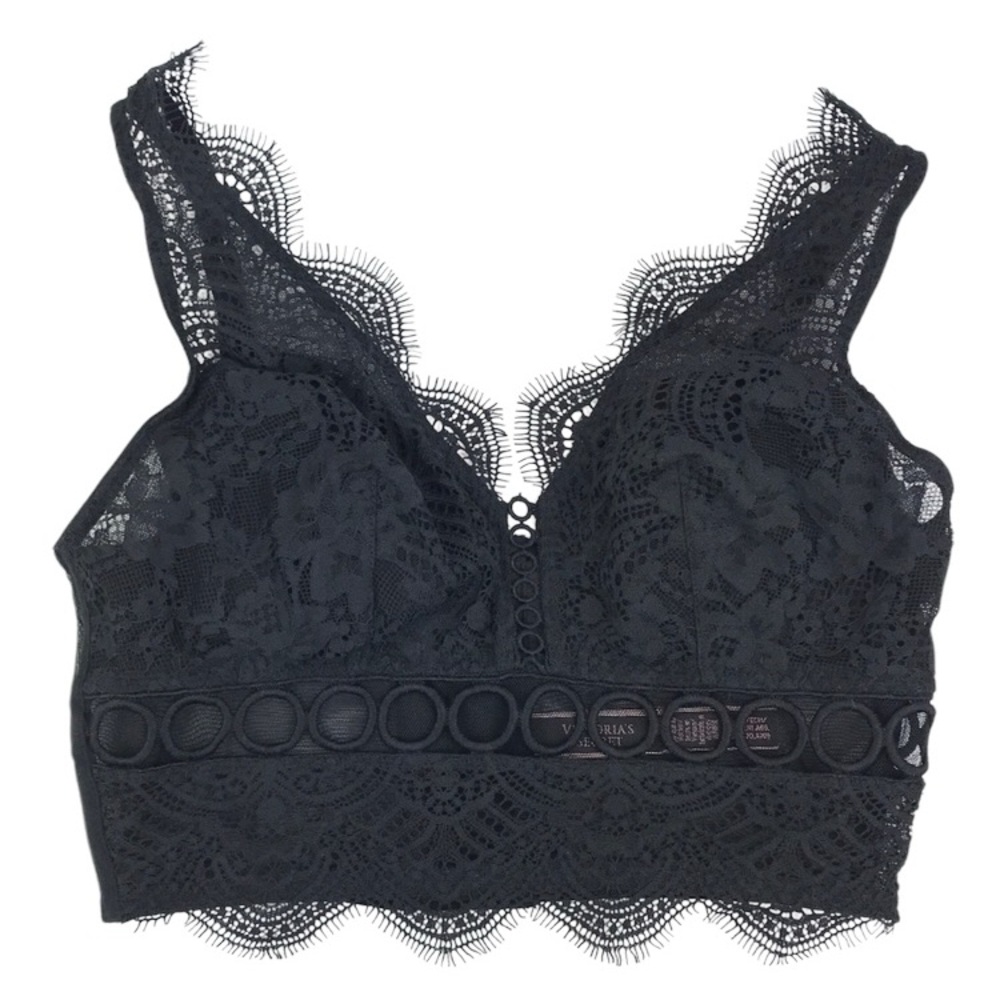 Victorias Secret Dream Angels Black Lace Bralette NWT
